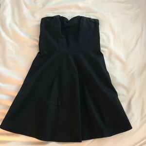 Express Sweetheart neck, Black Dress Size 6